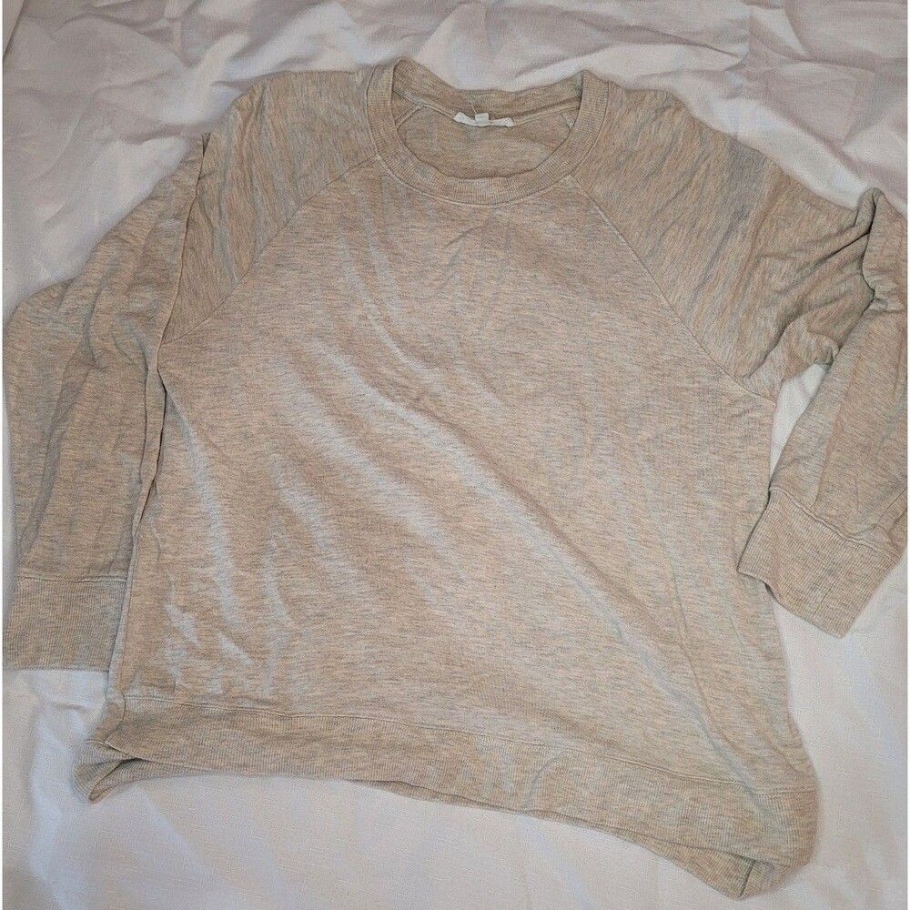 Workshop Republic Long Sleeve Knit Top – Size XL Beige Soft Casual Layer. #M